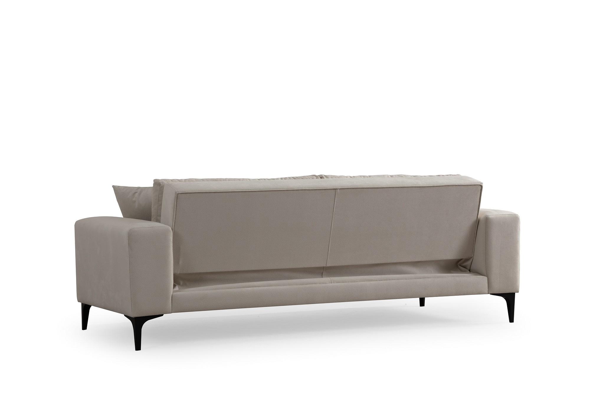 Astana 3-Sitzer Sofa Grau 4