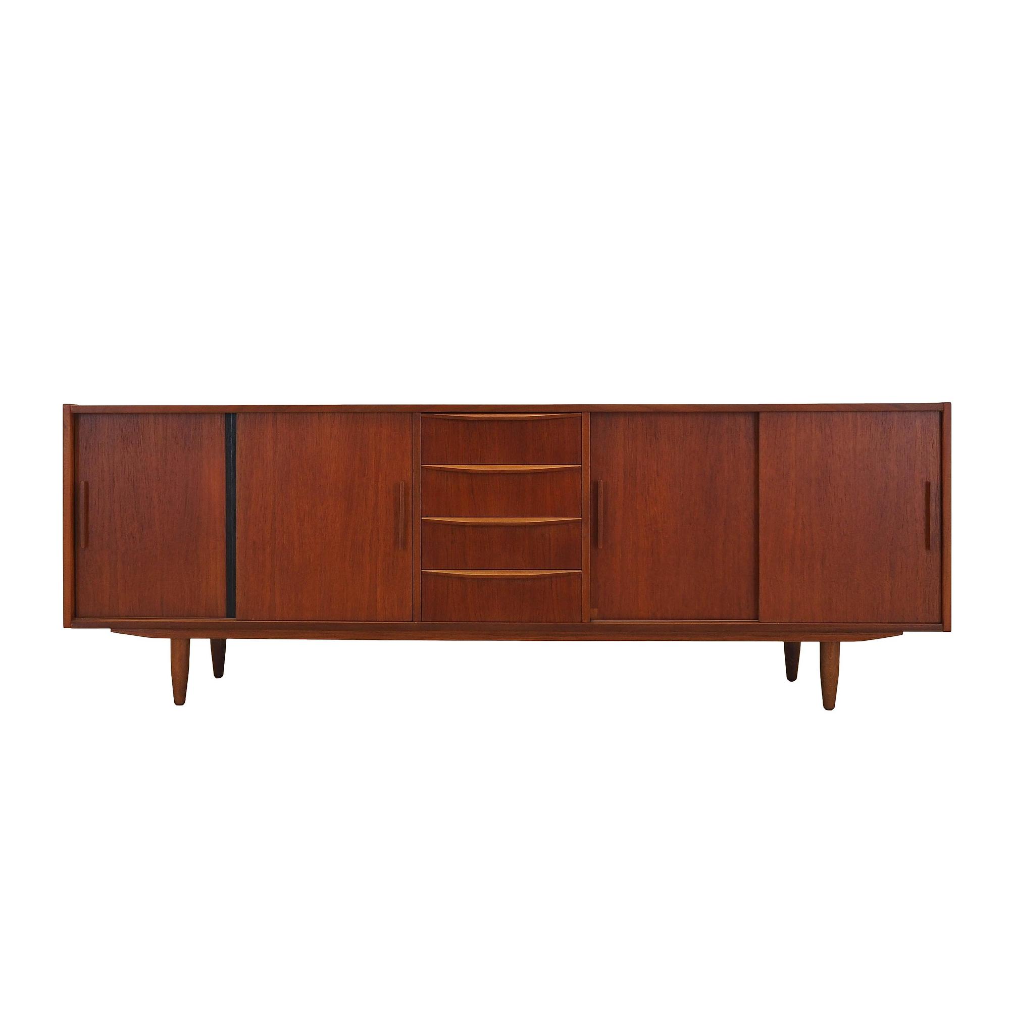 Teak-Sideboard Braun 1970er Jahre 0