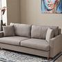 Eva Schlafsofa 3-Sitzer Creme 1