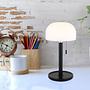 Norman LED-Tischleuchte Acrylglas Bambus 1-flammig 1