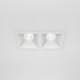 Alfa LED Recessed light Aluminium White 1