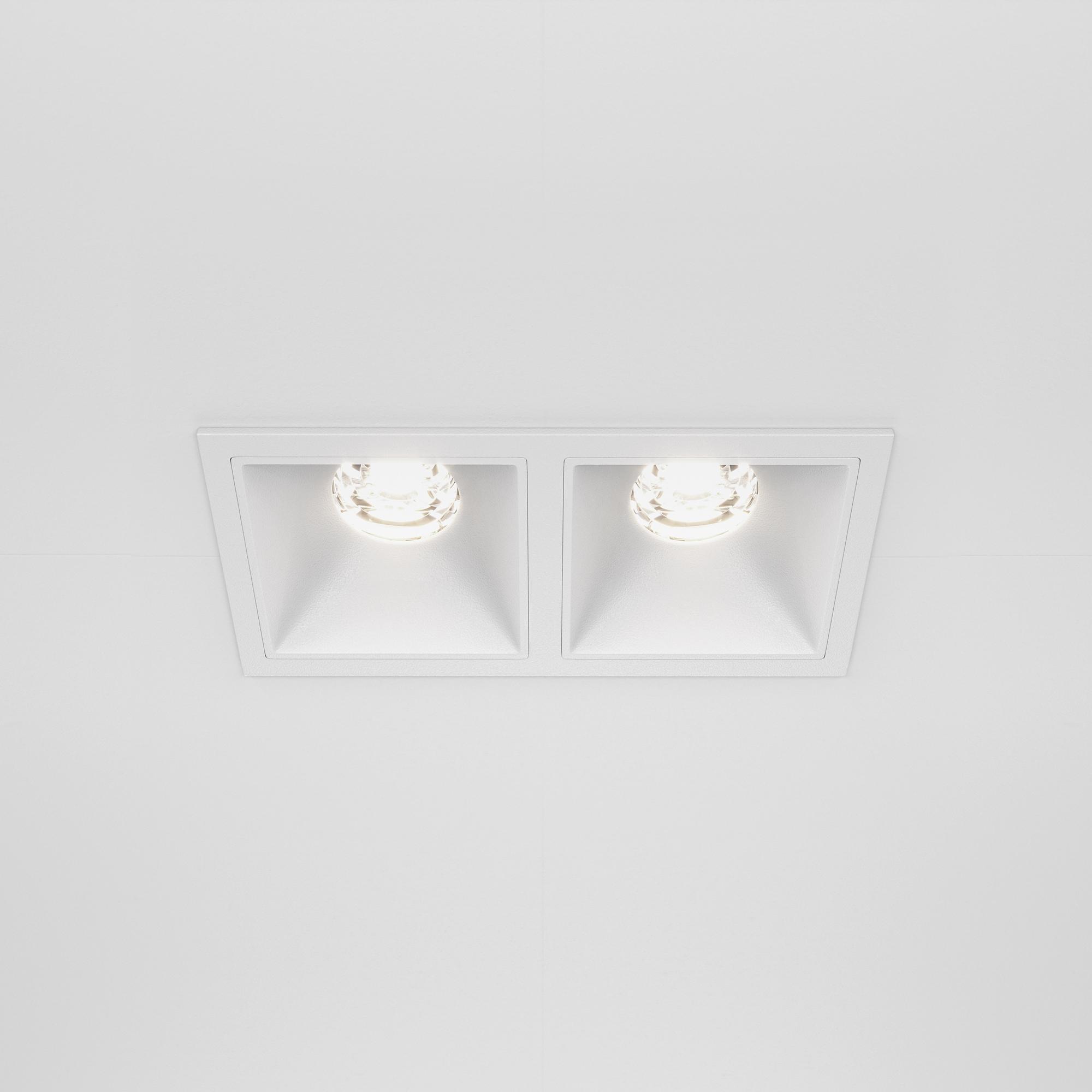 Alfa LED Recessed light Aluminium White 1
