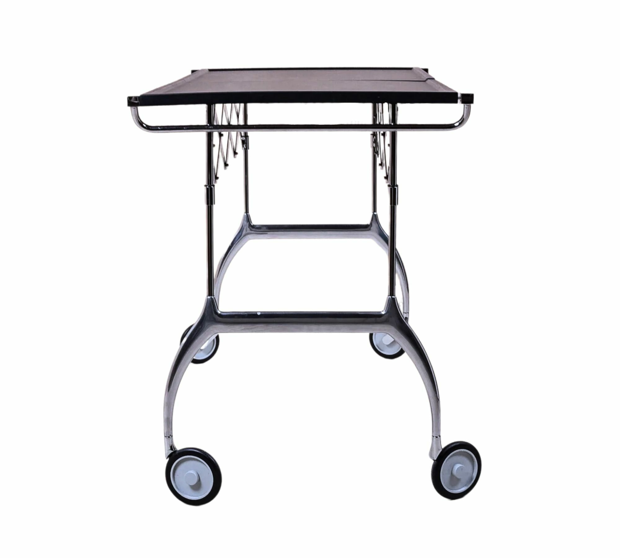 Battista Kartell Servierwagen Polyester Metall Schwarz 2