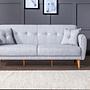 Aria Schlafsofa Set Holzfurnier Grau 3