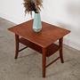 Teak Couchtisch Braun 1970er Jahre 3