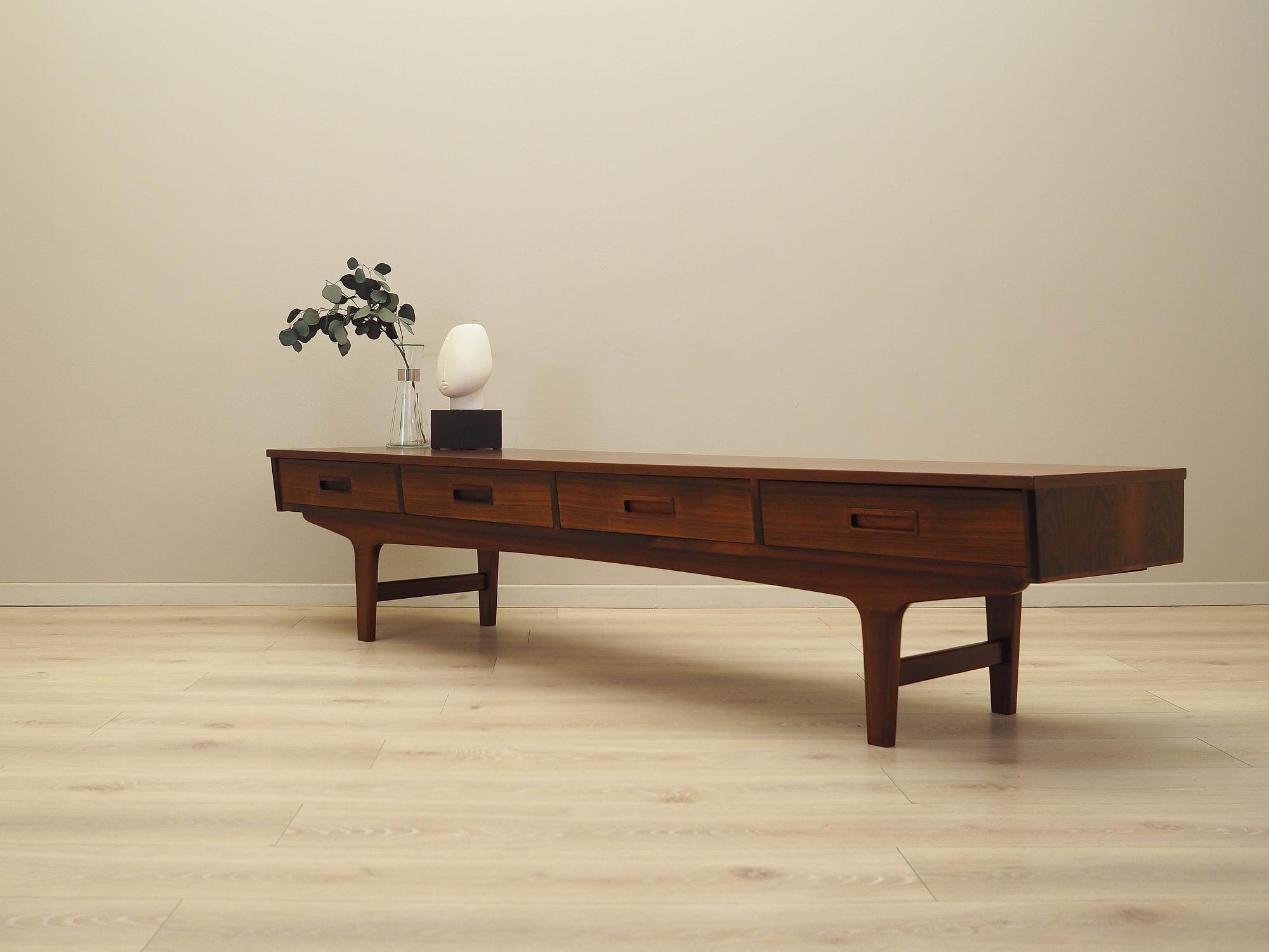 Walnut Lowboard Brown 1970s 2