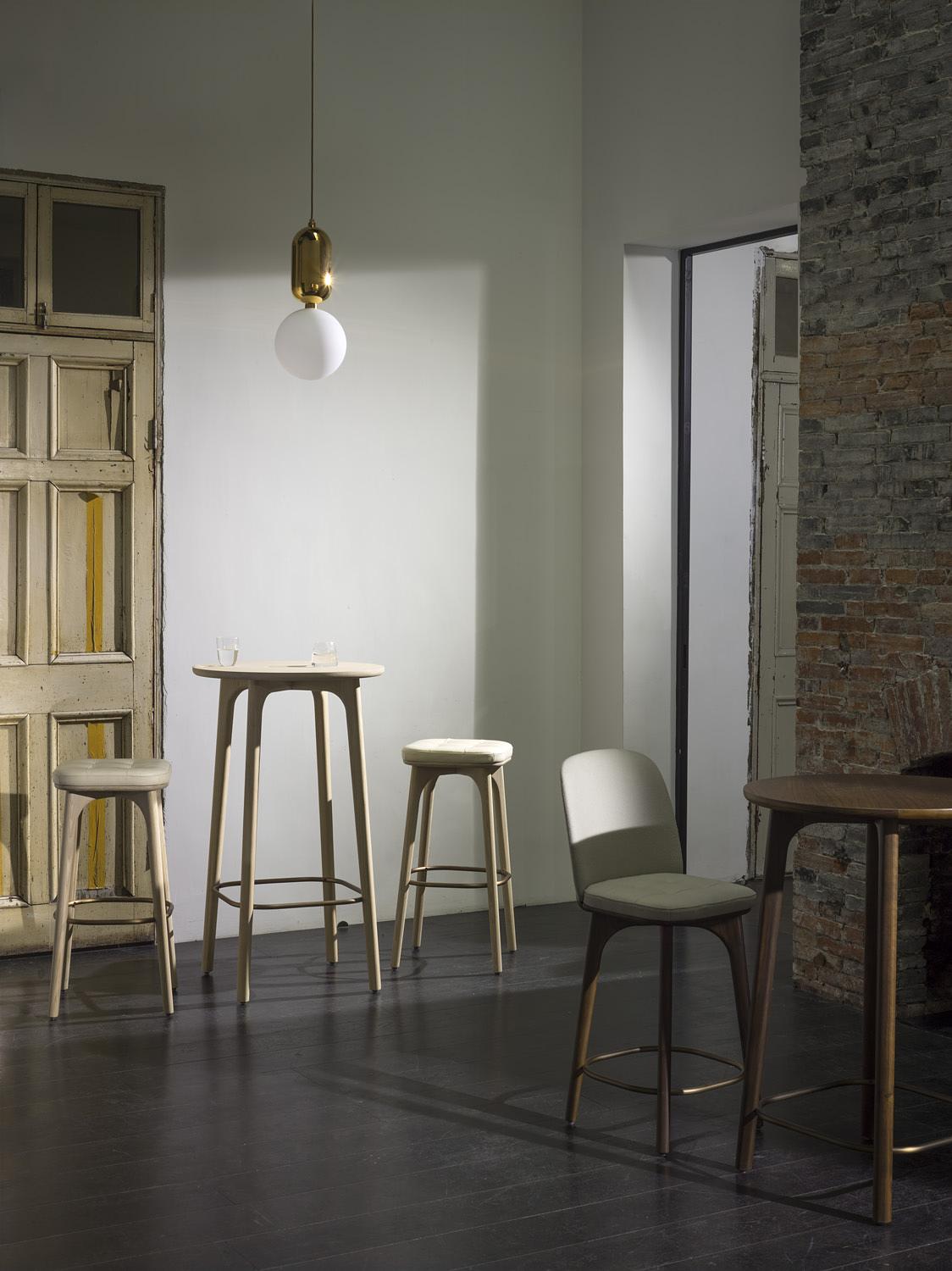 UTILITY Stool Leather Black 2