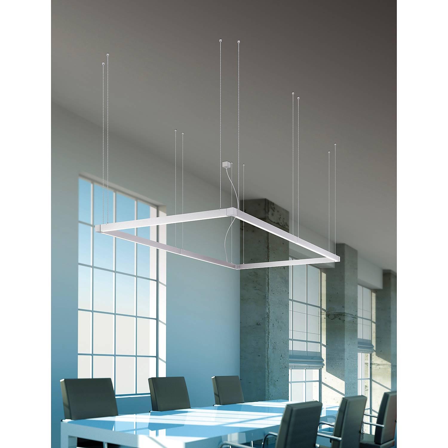 LED pendant luminaire Snake II Acrylic glass Steel 2