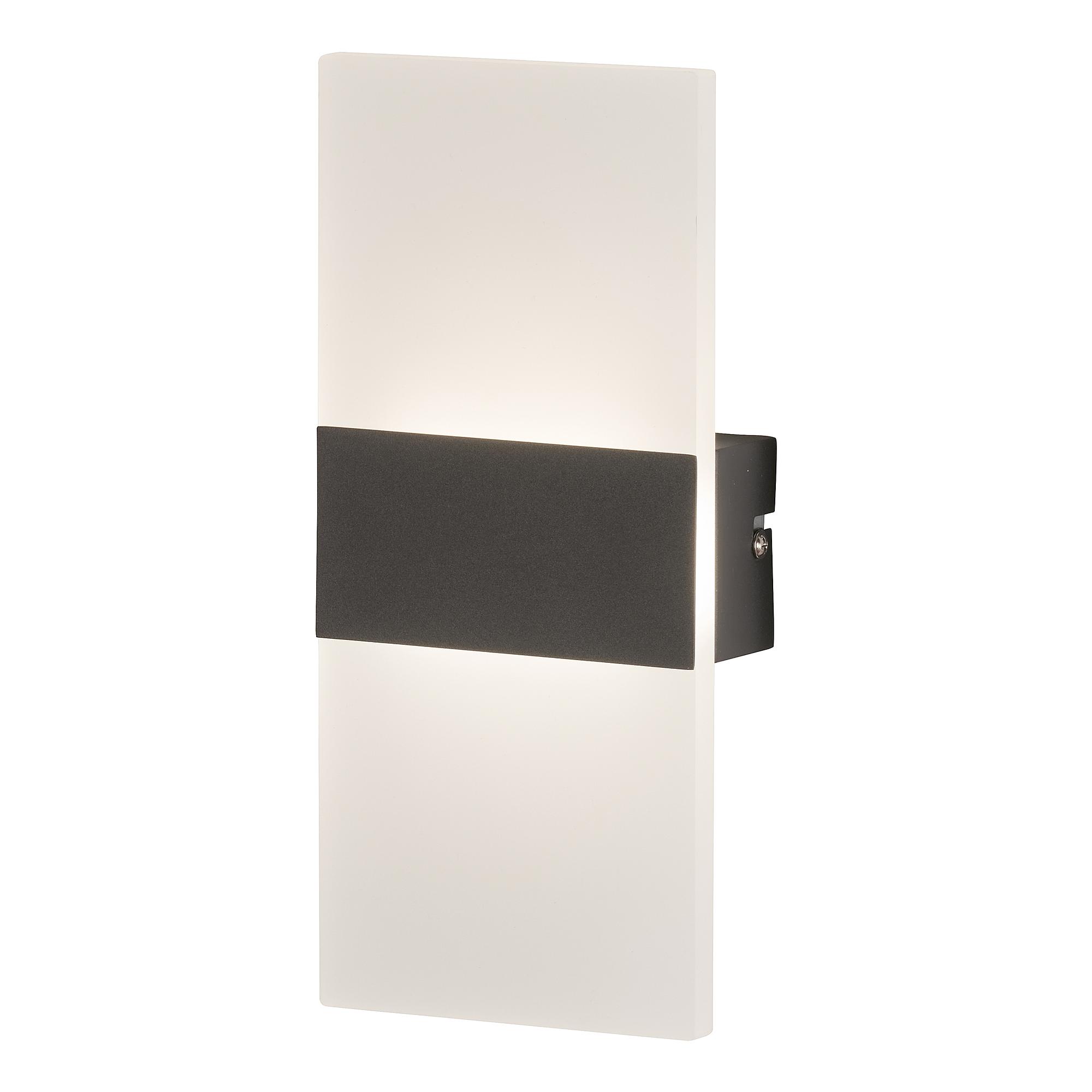 LED-Wandleuchte Foder Eisen Weiß Schwarz 3