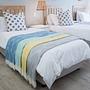 Plaid Melody Persia Decke Webstoff Mint 3