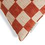 Checkerbox Kissenbezug Rostbraun 45x45cm 3