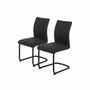 2x cantilever steel microfiber anthracite black 0