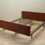 Vintage Bett Teakholz Braun 1960er Jahre 2