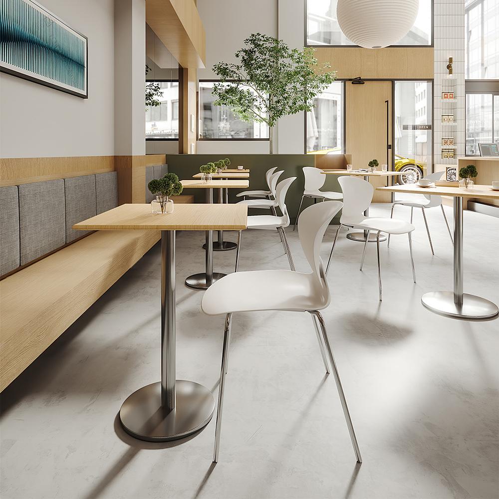 T36 VI Sedia impilabile plastica bianco 2