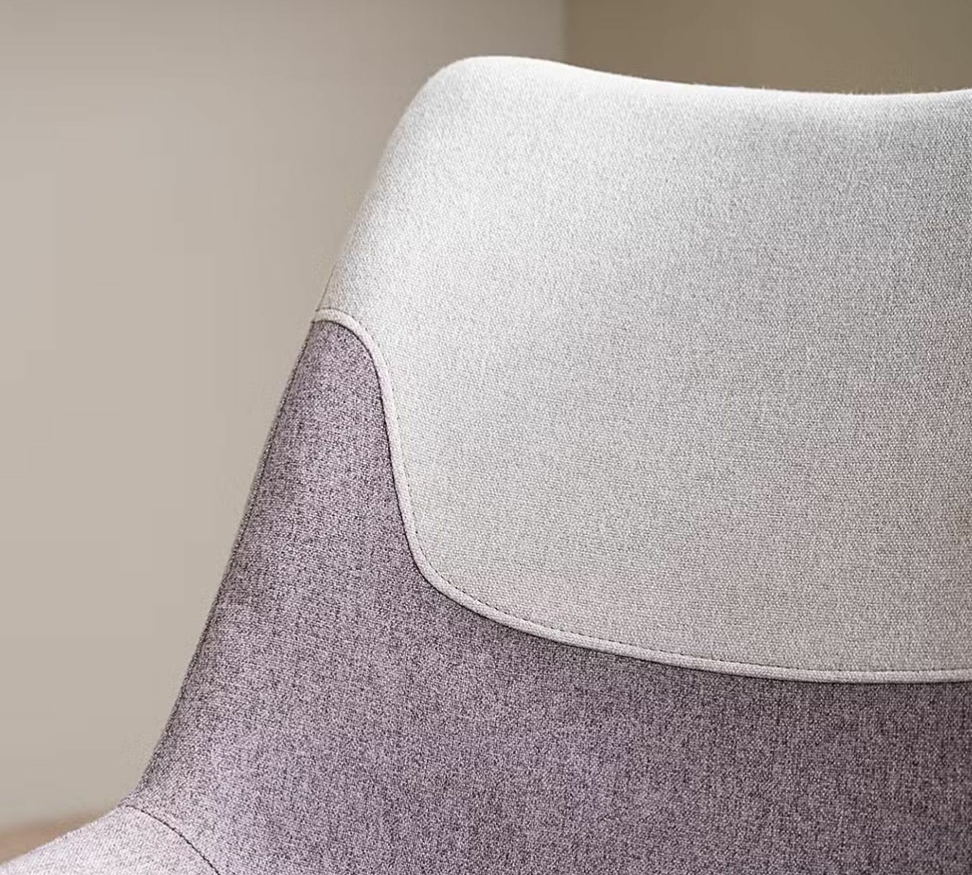 2x Cielo II Dining chair steel fabric stone brown 4