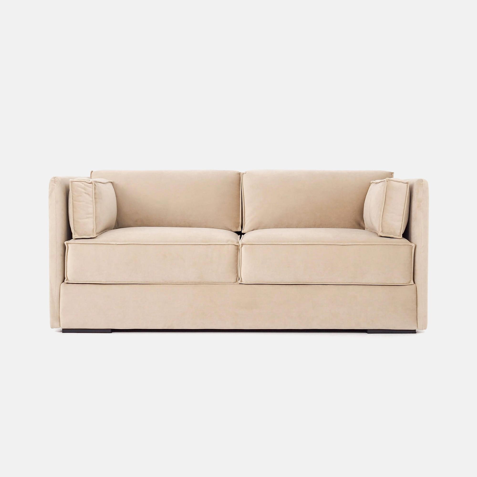 HAGA Sofa 2-Sitzer Beige  1
