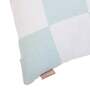 Cushion Textile Blue Plaid 4