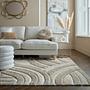 Velvet Carved Hochflorteppich Beige 80 x 150 cm 0