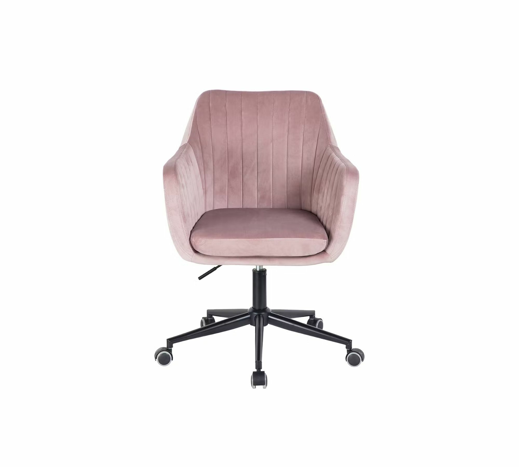 Bürostuhl Textil Metall Pink 2