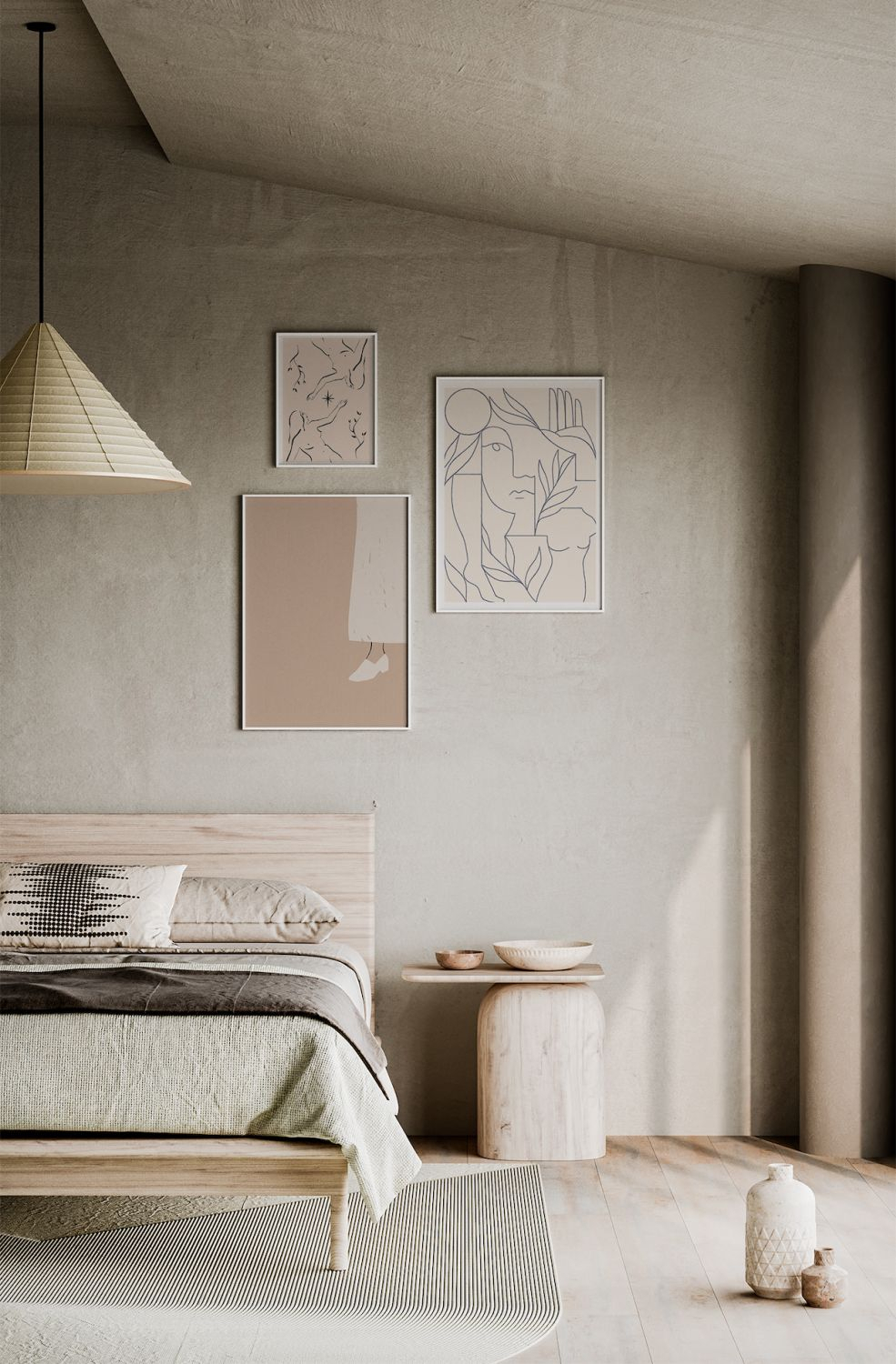 Eden Poster Beige ohne Rahmen 2