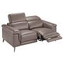 Sofa 3-seater 6105 with relax system leather taupe 5