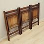 3x Chair Wood Brown 1990s 11