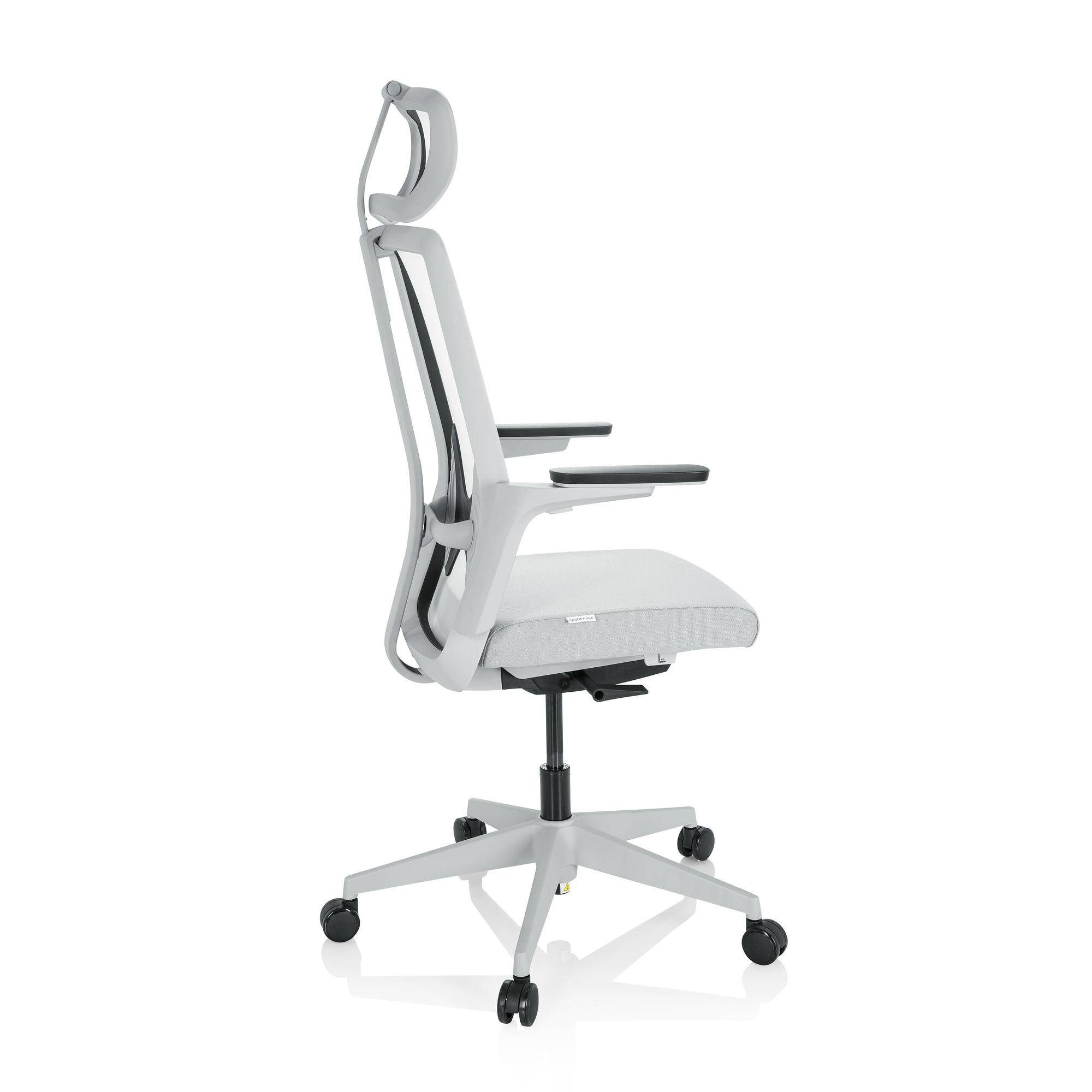 ARCEO W Bürostuhl Netzstoff Grau 9