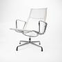 EA116 Office chair Chrome Mesh White 1