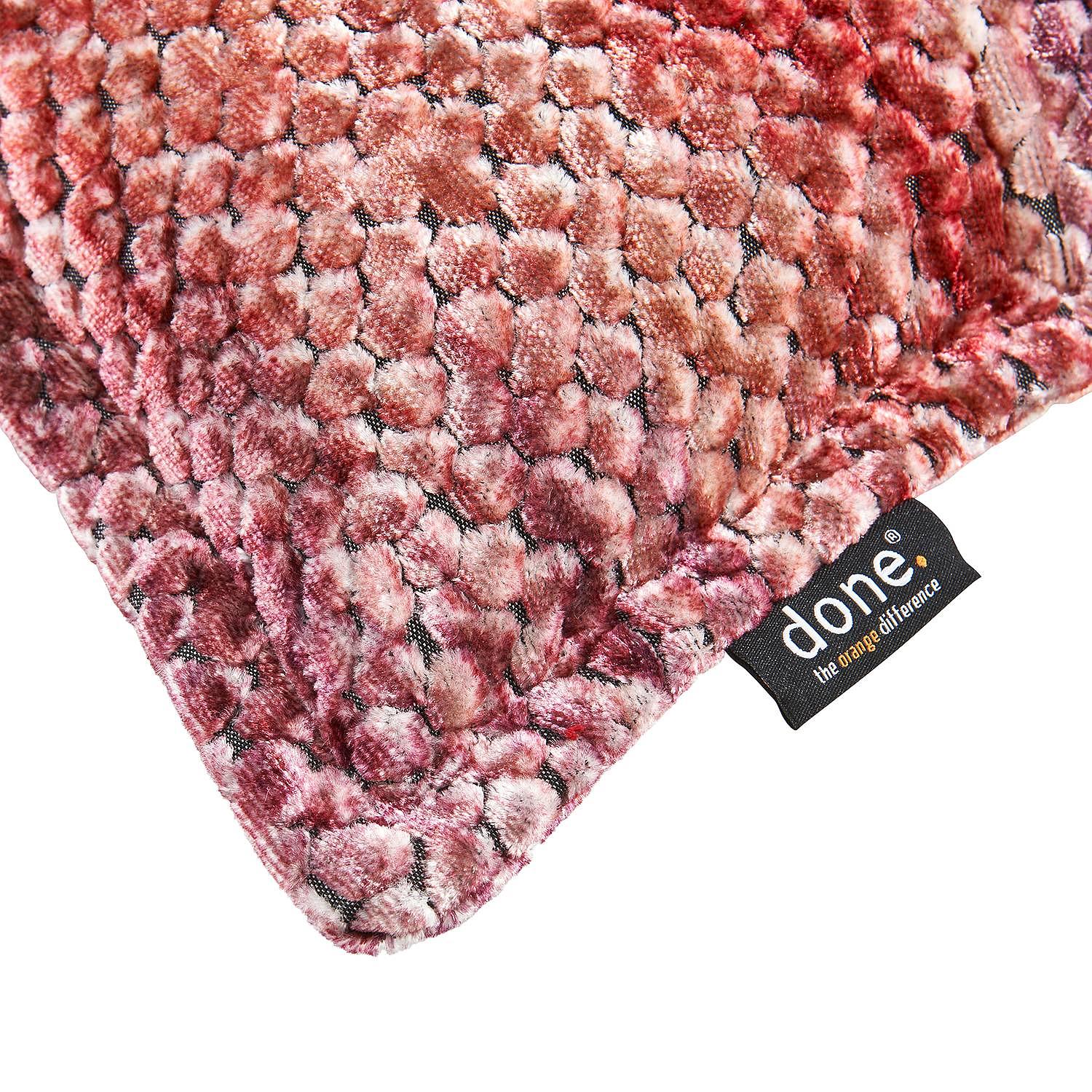 Cushion cover Glam Colour Blended fabric Red 40 x 60 cm 2