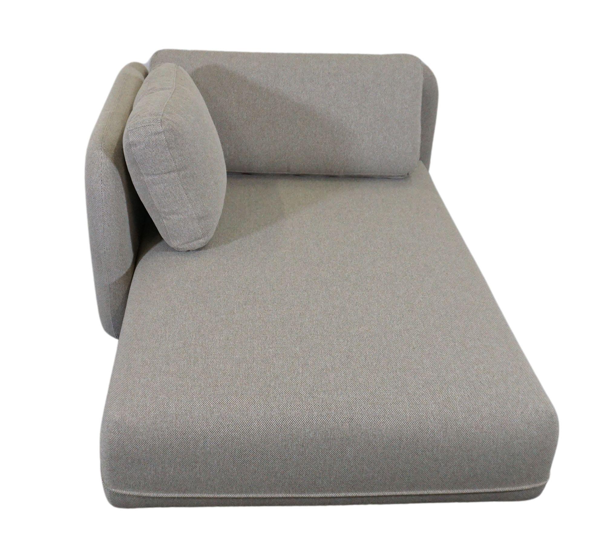 Ellis 1-Sitzer Récamiere abnehmbare Armlehne Agnes Brown 6