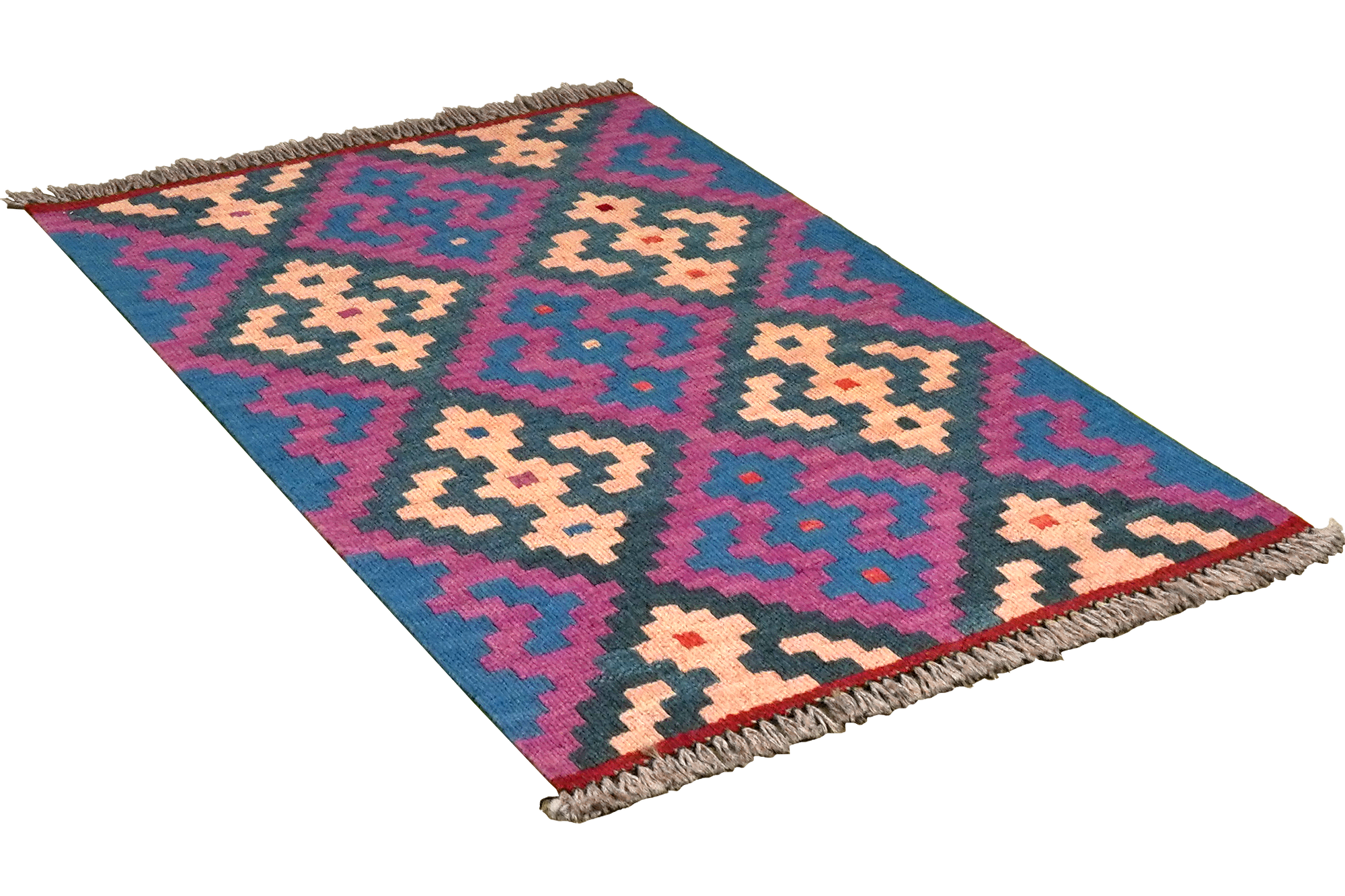 Kilim Gashgai Teppich Mehrfarbig 2