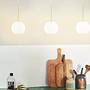 Pendant Light Franca 1-Light Opal Glass White 3