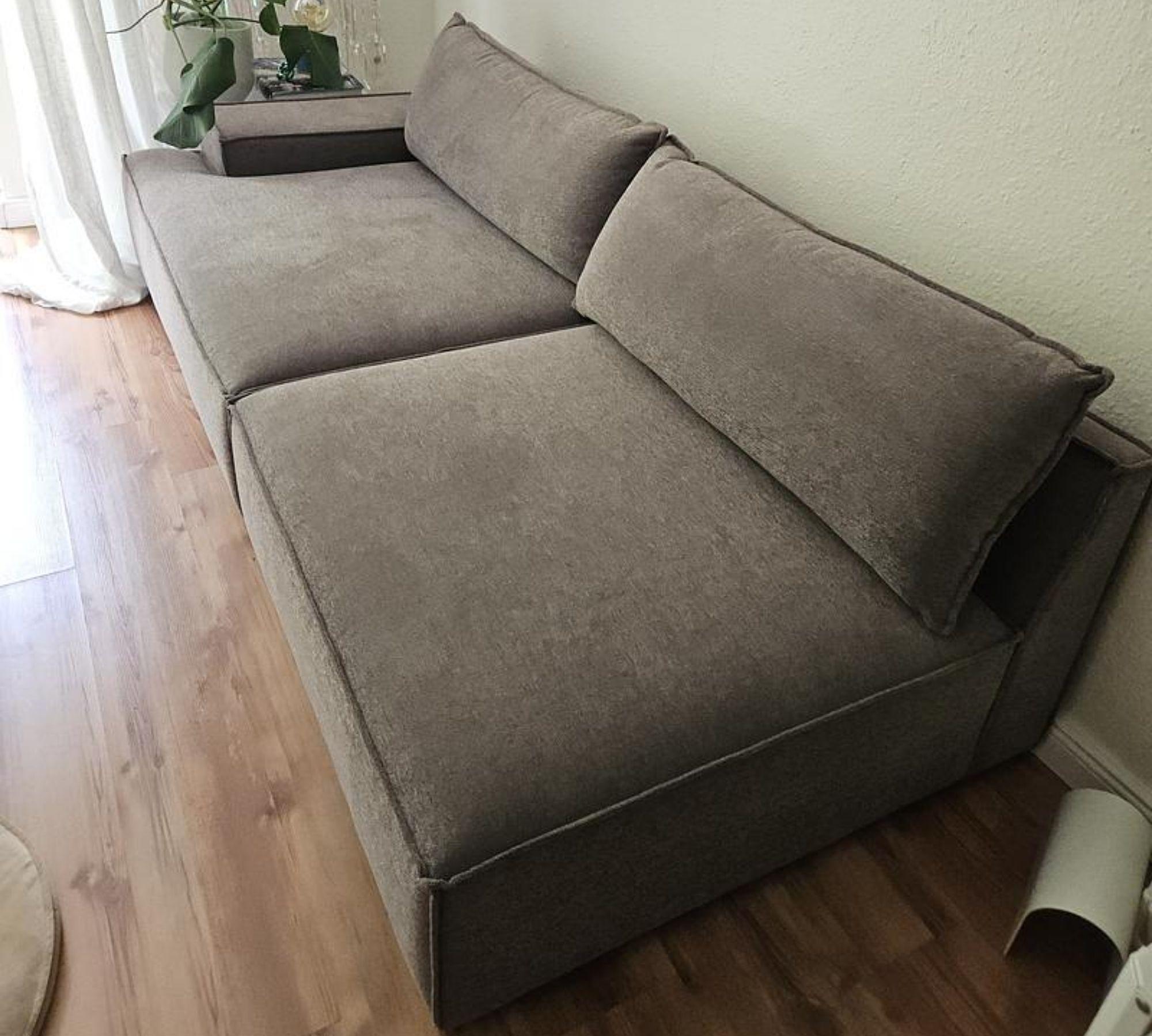Daphne 2-Sitzer Sofa Impression Greige 1