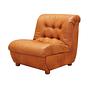 Sessel Leder Braun 1970er Jahre 0