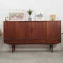 Vintage sideboard teak brown 1960s 1