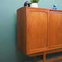 Sideboard vintage in teak marrone anni '60 5