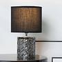 Table lamp Crystal Glow Mixed fabric glass 0