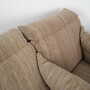 Vintage Sofa 3-Seater Teak Wood Textile Grey 1970s 9