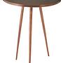 Akola Beistelltisch Metall Glas Kupfer Finish 0