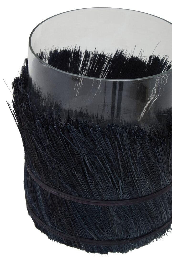 Kuta Large Candle Holder Black 6