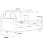 Modernes Sofa 3-Sitzer Anthrazit 5