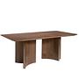 Dining table Walnut wood Brown 0