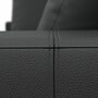 Groove Sofa 3-Sitzer Leder Schwarz 5