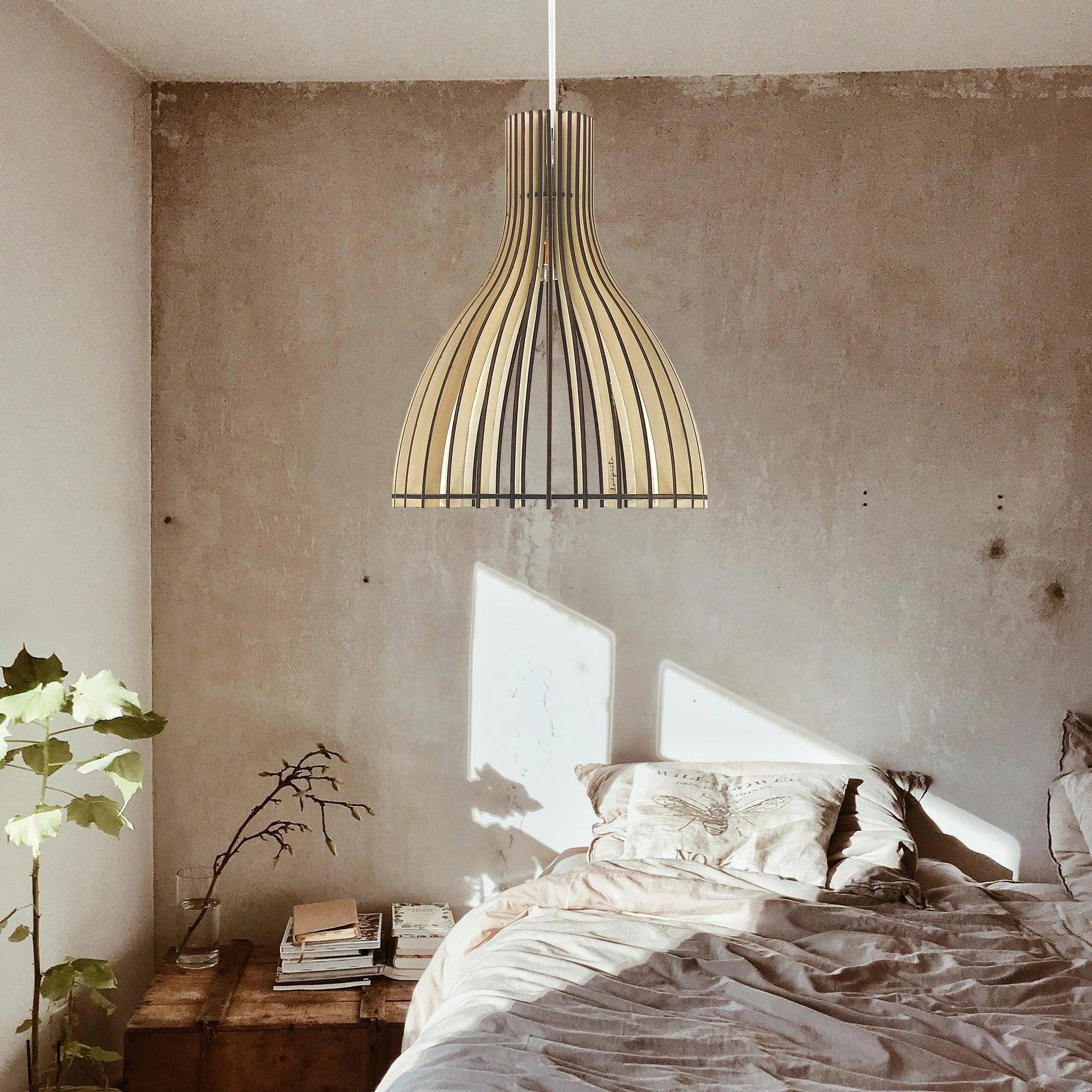 Ariel Pendant Lamp Wood 36cm 5