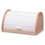 Chamber Roll-top Bread Box Beech Wood White 0