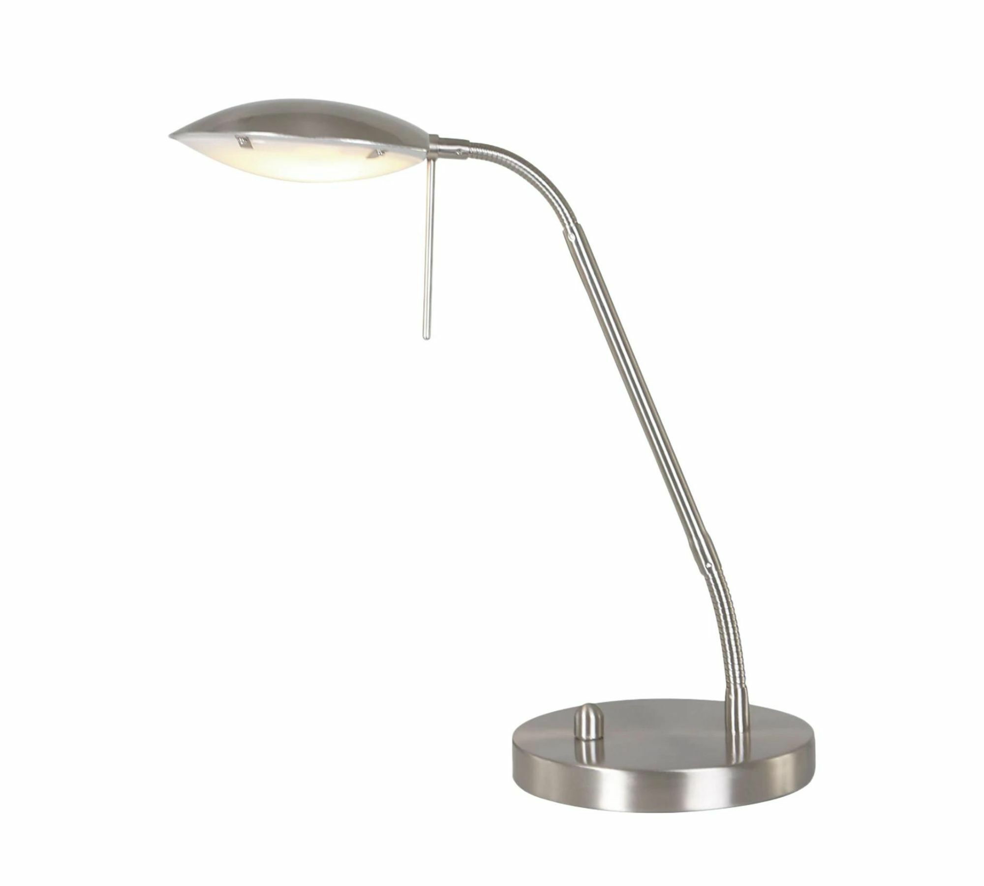 LED Tischleuchte Mexlite I Milchglas Eisen flammig flammig 0