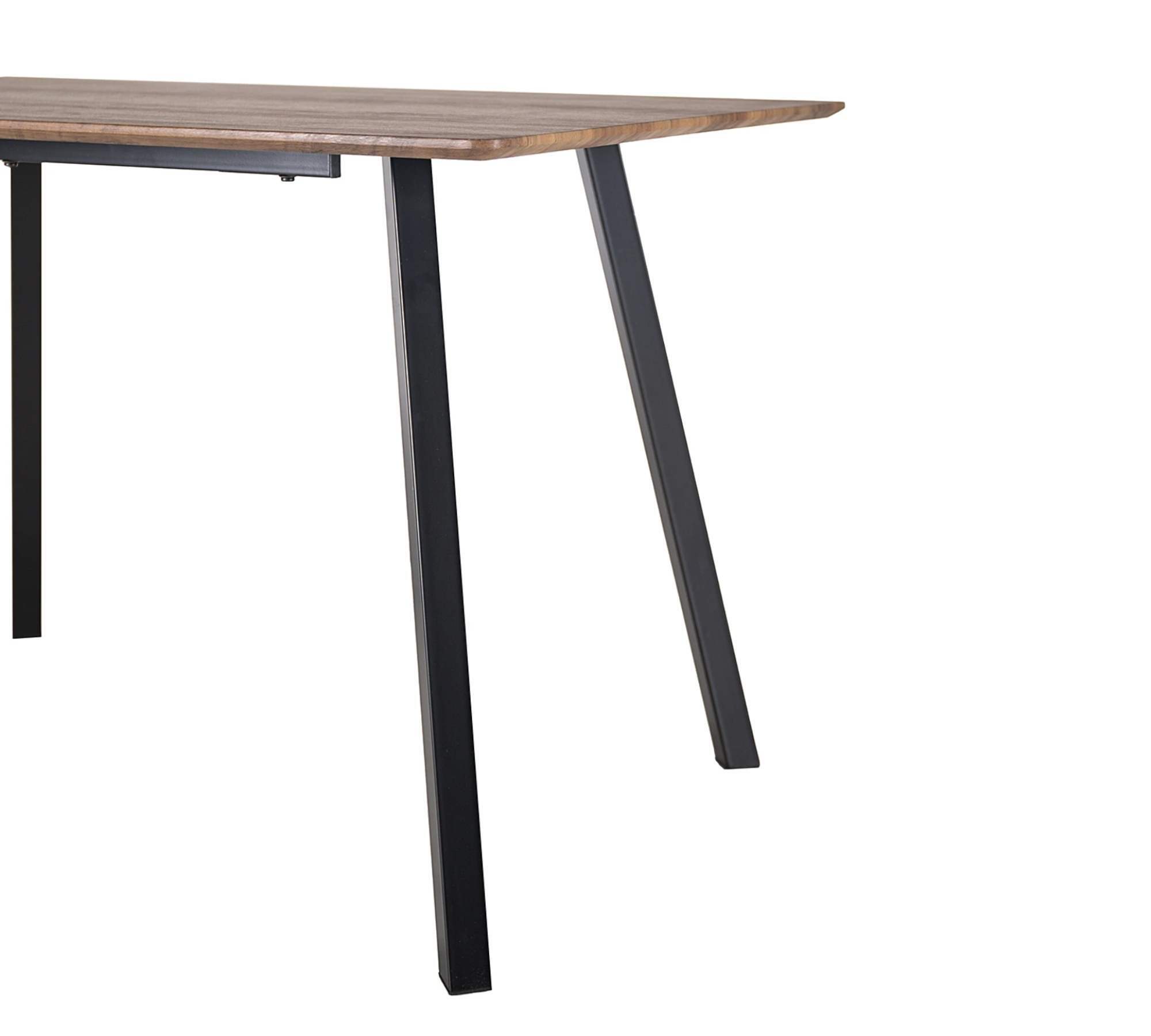 Esstisch Holz Metall Schwarz 3
