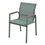 Garden Chair Alora Set of 2 Steel Olefin Green 3