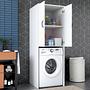 Washing machine cabinet White 62.5cm x 181.8cm 5