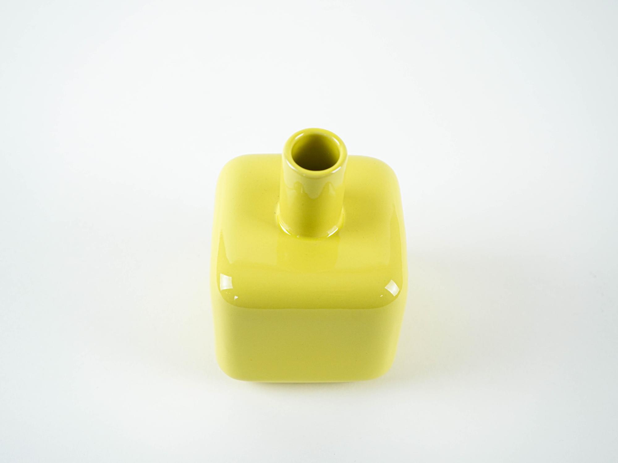 ASA Selection Decorative Vase Ceramic Yellow 1990s 4